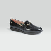 Abe - Zapato Casual de Charol Negro Piel Geniuna